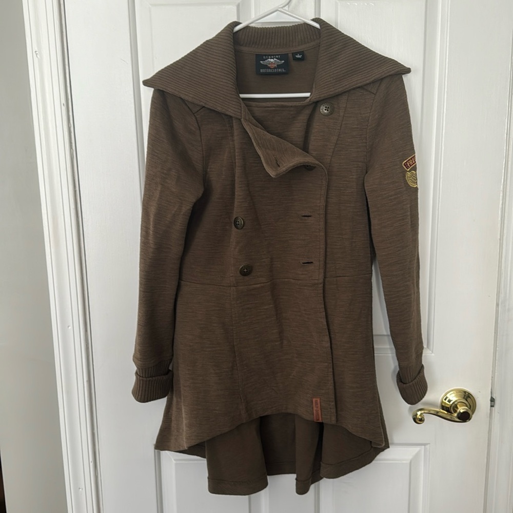 Genuine Harley Davidson Women’s Sweater. Size Small. Olive Green. Worn Once